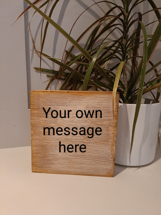 Create your own Plaque